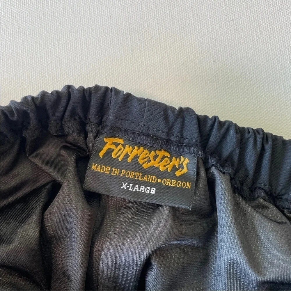 Forrester's Men's Golf Rain Windbreaker Pants Gore Tex Pullover Black XL